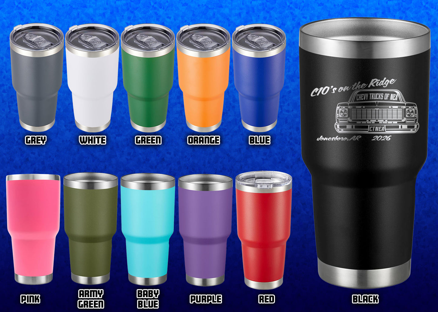 2026 c10's on the Ridge Tumblers