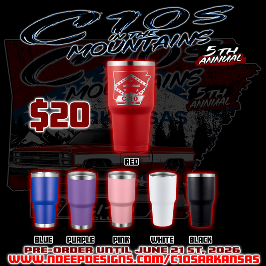 2026 C10's in the Mountains Tumbler Pre-order