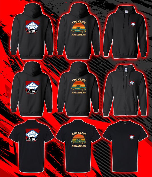 C10s Of Arkansas - Hoodies - Zip - Shirts